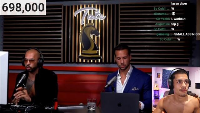 Shneako react to Andrew Tate saying tech can't handle him anymore смотреть онлайн