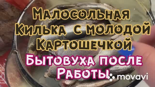 Малосольная килька, да с молодой картошечкой Бытовуха после работы