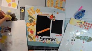 Summer Vibes Scrapbooking workshop part 2. Close to my Heart Consultant - Craft with me!