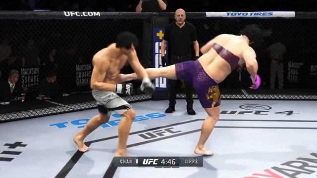 UFC 4 | Jackie Chan vs. Erika Lipps (PLUS SIZE MODEL) (EA Sports UFC 4) смотреть онлайн