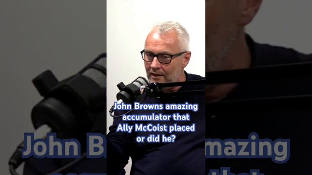 Gary Ralston telling the story of John Brown bet that Ally McCoist messed up #Rangers