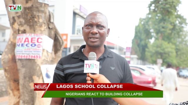 NIGERIANS REACT TO BUILDING COLLAPSE смотреть онлайн