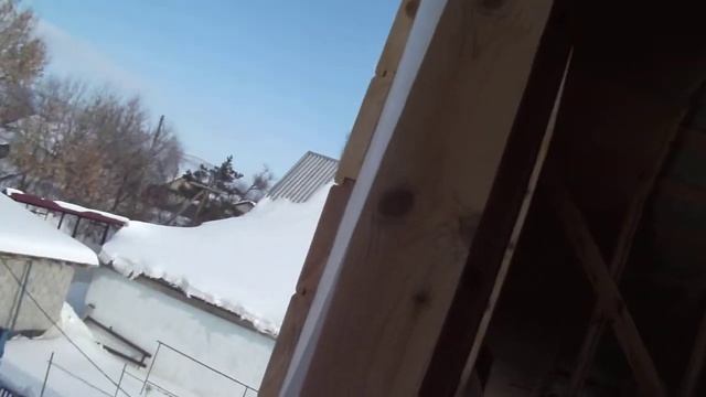 Мансардная крыша на доме из бруса (завершение). смотреть онлайн