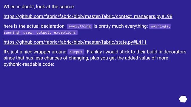 What does Fabric's `hide("everything")` actually hide? смотреть онлайн
