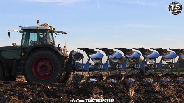 Ploughing into the Sunset w/ Fendt 920 vario and 6 furrow Lemken Juwel | We Grow Organic Farms смотреть онлайн