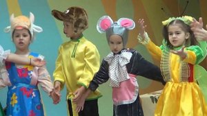 Карусель из ленточек.