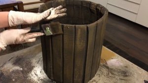 Кашпо из картона своими руками Cardboard planter DIY