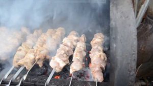 Smoker шашлыки с копчением на кукурузных початках.