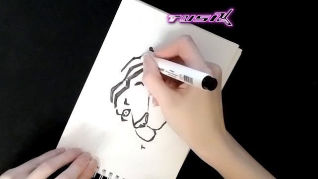 Как нарисовать тигра из слова: "тигр"?