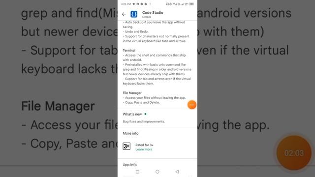 | Jawa and web ide for Android | Code studio | смотреть онлайн