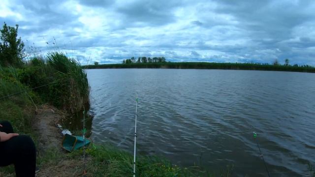 Рыбалка на Карася.Первый день лета рыбачим на донку.Крупный Карась.