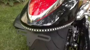Инструкция по установке светодиодной "подковы"  под заднее крыло Suzuki M109R / VZR1800 / M1800R.