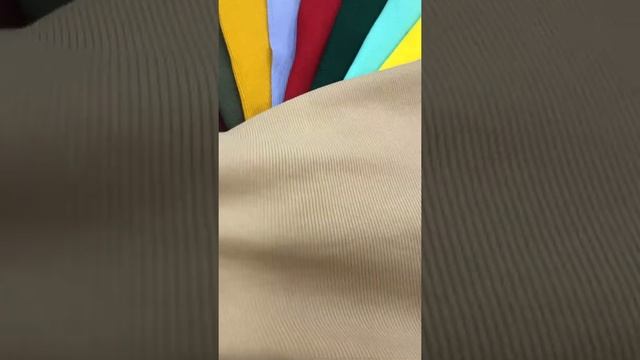 Однотонный хлопковый трикотаж кашкорсе