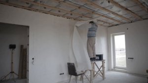 Как поклеить стеклохолст