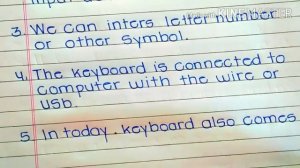 Essay on keyboard // 10 line on keyboard // essay writing on keyboard in English