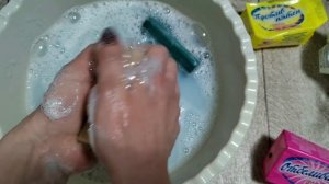 Мыление хозяйственного мыла от НМЖК