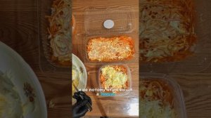 слоёный крабовый салат
