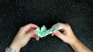 МУХА из змейки Рубика - схема сборки. Фигура № 43