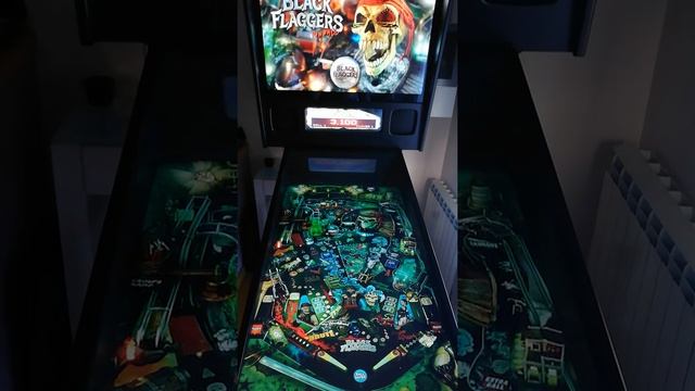 Playing black flaggers Pinball Wicked in my cabinet. 4k Virtual Pinball Gameplay.