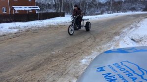 Трицикл из мопеда альфа