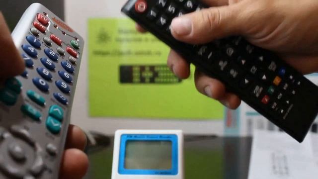 Chunghop SRM-403E Universal Remote настройка обучаемого пульта смотреть онлайн