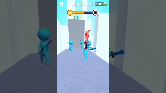 Ninja Slice Runner 3D Game | Level 103 | Sword Play! Ninja Slice Runner 3D Game YouTube Short