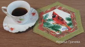 Готовимся к Новому году. Салфетка своими руками.