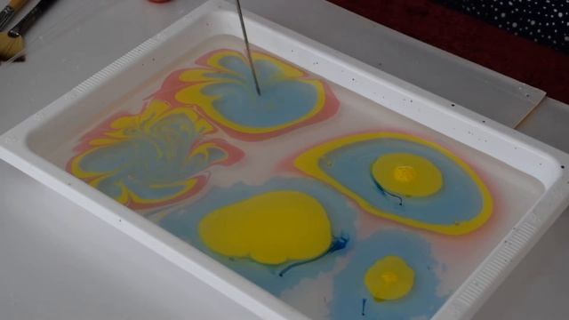 Мастер-класс по технике рисования на воде "эбру" смотреть онлайн