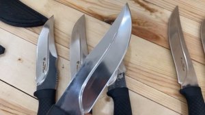 Кизлярские ножи РАБОТЯГИ из кованой стали Х12МФ Рукоять Эластрон