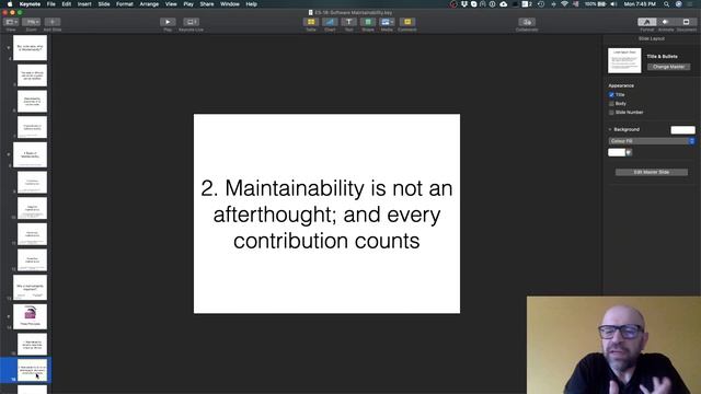 Software Maintainability - Introduction