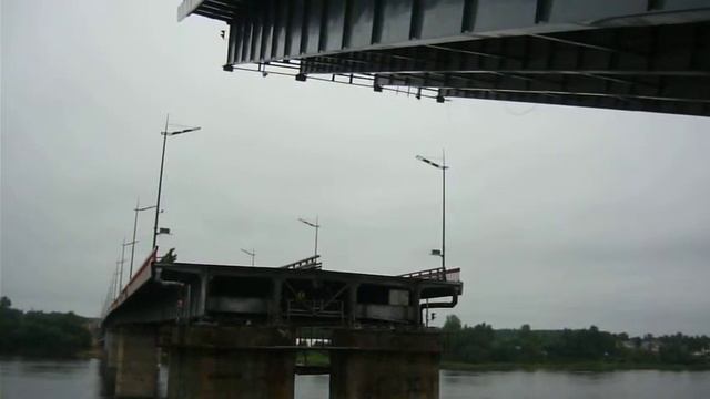 Ладожский мост Назводка вид с балкона смотреть онлайн