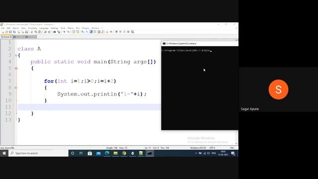 Practical-5 | JPR |for loop |Command line Arguments | Star pyramids | Java Programming | MSBTE смотреть онлайн