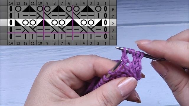 Mesh Stitch Knitting Pattern | Netzmuster Stricken | Punto Traforato Ai Ferri | Punto De Malla