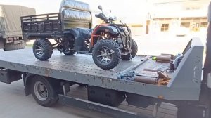 Погрузка и отправка Грузовых Квадроциклов нашим клиентам