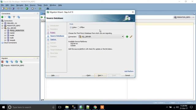 How to Migrate SQL Server Database to Oracle using Oracle SQL Developer смотреть онлайн