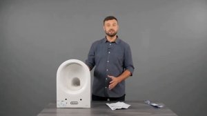Розпаковка обзор подвесного унитаза безободкового унитаза Geberit Acanto Rimfree 500 600 01 2 onlin