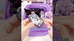 Kuromi room tour ?Sanrio cute stuffs Stationery haul  #cindyasmr