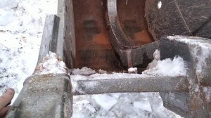 Замена коронок ,на скальном ковше!