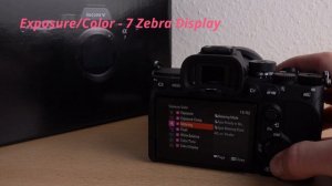 How to activate overexposure scale (Zebra mode) in your Sony Alpha 7 IV - Fast & Easy Tutorial