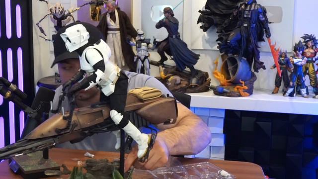 Return of the Jedi 40th Anniversary Special Unboxing - SCOUT TROOPER SIDESHOW COLLECTIBE смотреть онлайн
