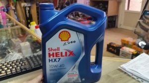 Заливаем в мотор автомобиля ваз! Масло - Shell Helix HX7 10W-40