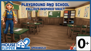Хаус Флиппер 2 - Английский - House Flipper 2 - Fallout Inspired 04 Playground School - Speedbuild