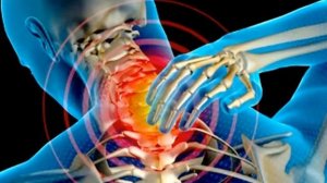 Убираем отложение солей на шее.