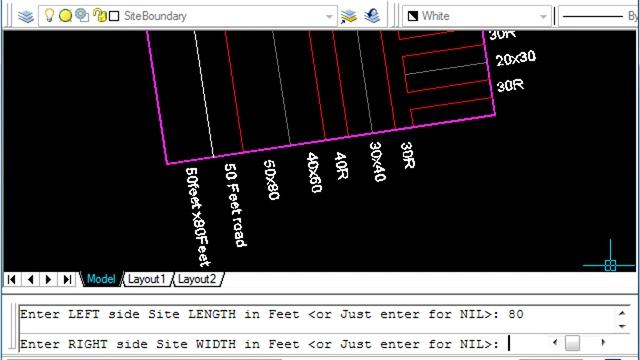 How to Design Residential Site Layout | Method-1 | in autocad using lisp | CadType | CTL43
