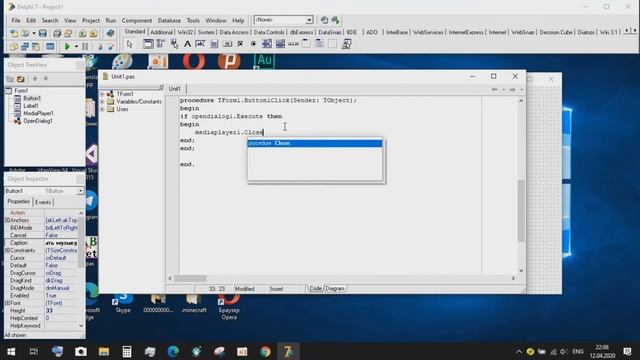 ✅Создание музыкального плеера в среде Delphi 7