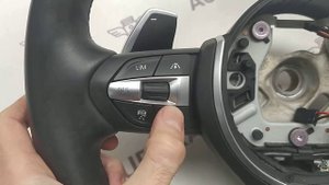 Руль, (М-пакет) с подогревом, лепестками и тд для BMW
