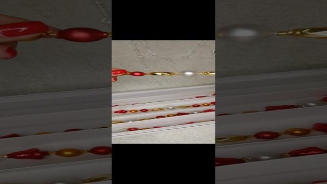 Арт. 5063/36  Распаковка
Новогоднее украшение из стеклянных бусин «Гирлянда праздничная»