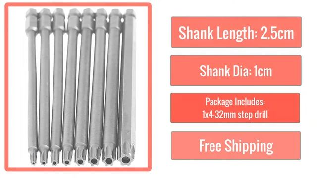 Long Magnetic Torx Security Electric Screwdriver Drill Bits Set смотреть онлайн