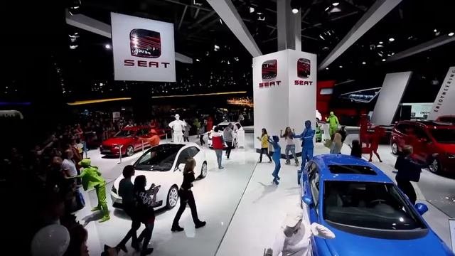 SEAT FLASHMOB на Московском Автосалоне