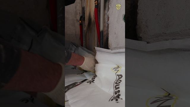 МОНТАЖ ШУМОИЗОЛЯЦИИ ПОЛА материалом ТЕРЛЕН ВИБРО-М